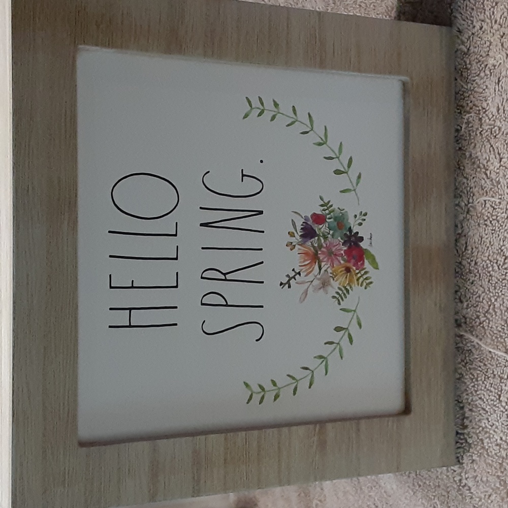 Rae Dunn decorative wooden sign